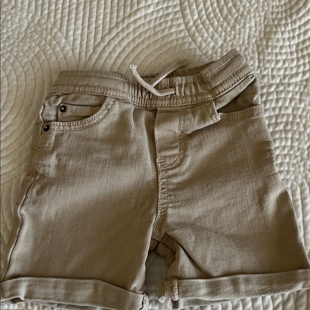 Cat & Jack Light Brown Toddler Boys Jean Shorts